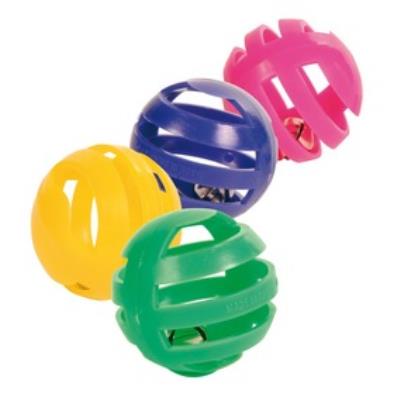 TRIXIE Set de balles de jeu contient: 4 pi&egrave;ces de &oslash; 4 cm pour chat