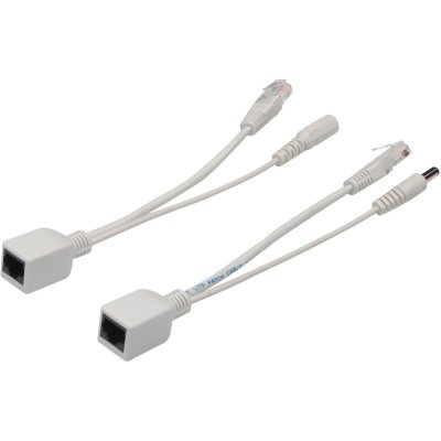 DIGITUS Set de c&acirc;bles PoE (r&eacute;partiteur + injecteur)  DN-95001 10 / 100 MBit/s passif S930381