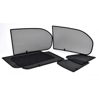 PRIVACY SHADES Set de Car Shades compatible avec Peugeot 407 Sedan 2004- (4-pi&egrave;ces)