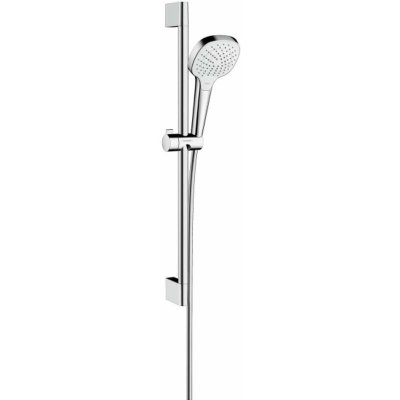 HANSGROHE Set de douche Vario avec barre Unica Croma 65 cm blanc/chrom&eacute; 