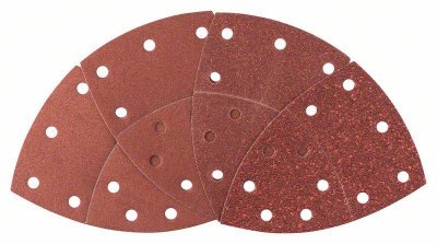BOSCH ACCESORIOS Set de feuilles abrasives Bosch pour ponceuse multi 25 pi&egrave;ces