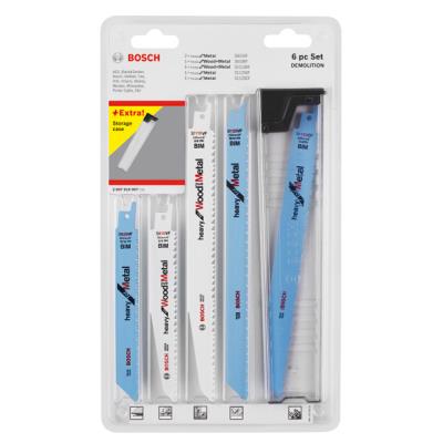 BOSCH Set De Lame  Pour Scie Sabre - Sp&eacute;cial D&eacute;molition + Etui De Rangement - 2607010907