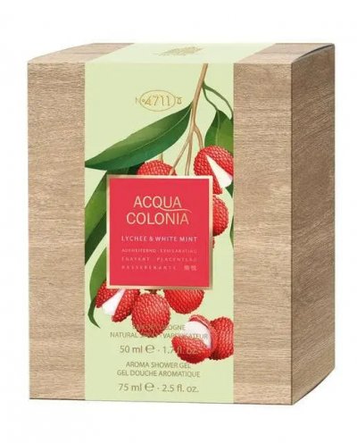 ACQUA COLONIA Set de parfum unisexe 4711 menthe 2 pi&egrave;ces lychee