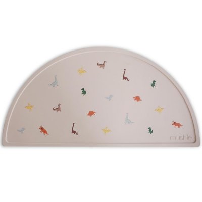 MUSHIE Set de table en silicone Dinosaure