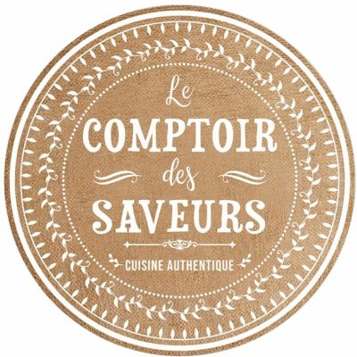 SUD TRADING Set de table rond en toile de jute saveurs