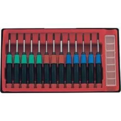 GENERIQUE Set de tournevis de pr&eacute;cision 14&nbsp;pces Basetech