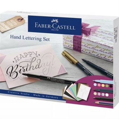 FABER CASTELL Set Feutre Hand Lettering Faber-Castell 12 pi&egrave;ces