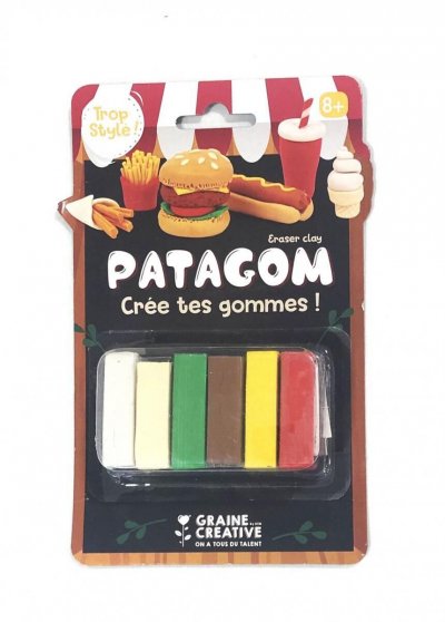 GRAINE CR Set Patagom &eacute;ative - Nourriture - 6 pains - &eacute;ative - couleur variant