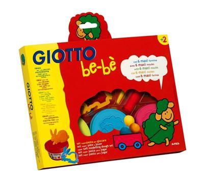 GENERIQUE Set p&acirc;te &agrave; jouer 3x100g + accessoires GIOTTO