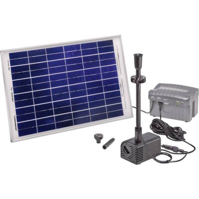 ESOTEC Set pompe solaire 1500 l/h 101780 avec &eacute;clairage, avec accumulateur de batterie