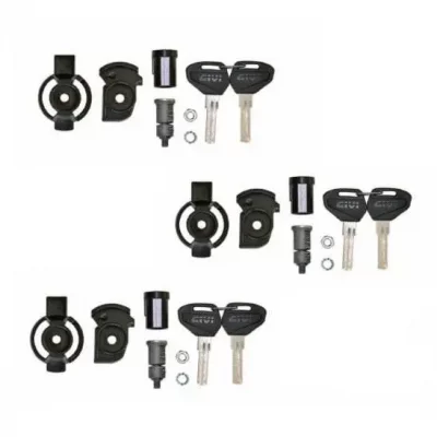 GIVI Set serrures  Security Lock SL103 pour 2 valises et 1 top case