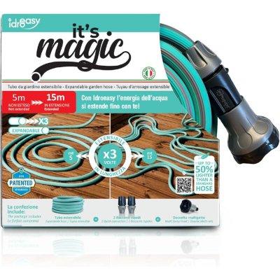 IDROEASY Set tuyau Magic Soft Smart extensible 15m