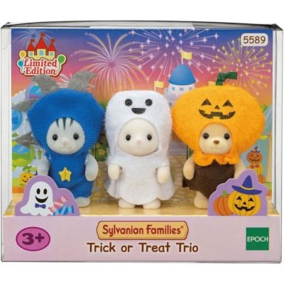 SYLVANIAN FAMILIES Sets Prets A Jouer Le Trio De B&eacute;b&eacute;s En Costumes D'halloween