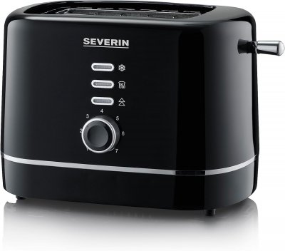 SEVERIN  Grille-pain pour 2 tranches AT 4321, noir