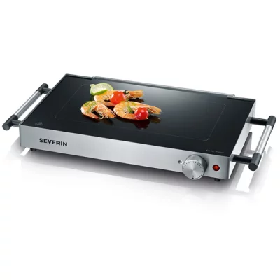 SEVERIN  KG 2385 Design glass grill - Gril -&eacute;lectrique - 862.5 cm &sup2; - inox/noir 