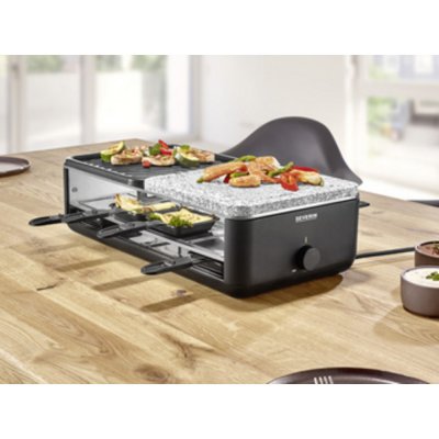 SEVERIN  - raclette grill pierre 1300W 8 pers revetement ceramique 2366