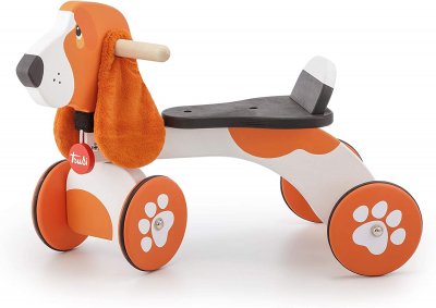 SEVI  1831 - Porteur 4 roues Chien Baby Brallo - Jouets en bois