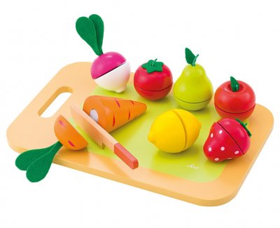 SEVI  fruits et l&eacute;gumes 9 pcs coupe 