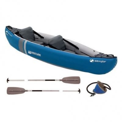 SEVYLOR  Kit Kayak Gonflable Adventure - 2 places - Bleu