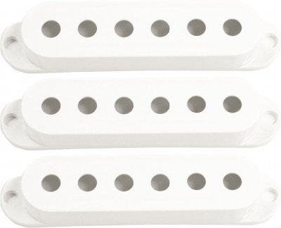 SEYMOUR DUNCAN  Micro S-COVER-W-NOL 3 X Capot S white sans logo