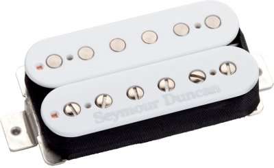 SEYMOUR DUNCAN  SH-6B-W Humbucker Distortion Micro pour Guitare Electrique Blanc