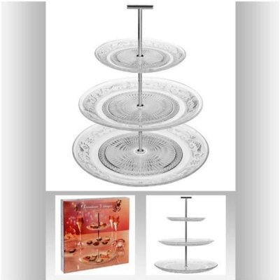 SECRET DE GOURMET SG  Serviteur 3 Etages Renaissance - Verre