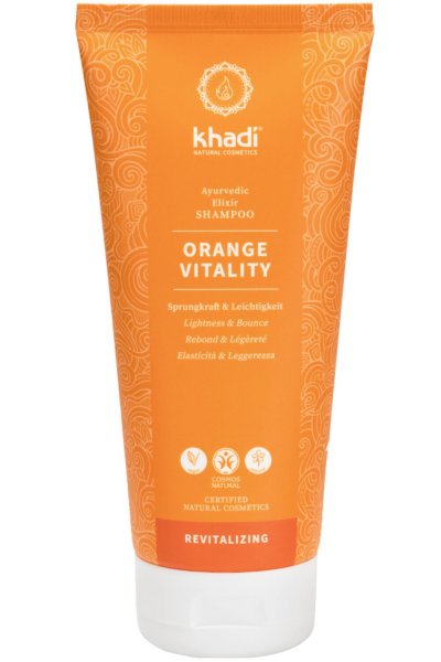 KHADI Shampoing Ayurv&eacute;dique &agrave; la Fleur d'Oranger L&eacute;g&egrave;ret&eacute; - 