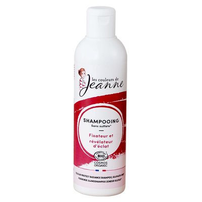 LES COULEURS DE JEANNE Shampoing Bio Fixateur & r&eacute;v&eacute;lateur d'&eacute;clat - 