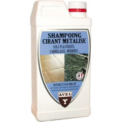 AVEL Shampoing cirant m&eacute;tallis&eacute; pour carrelages et sols plastiques - 1 L