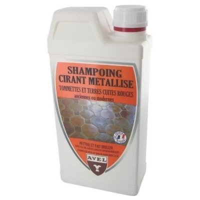 AVEL Shampoing cirant m&eacute;tallis&eacute; pour tomette et terre cuite rouge - 1 L