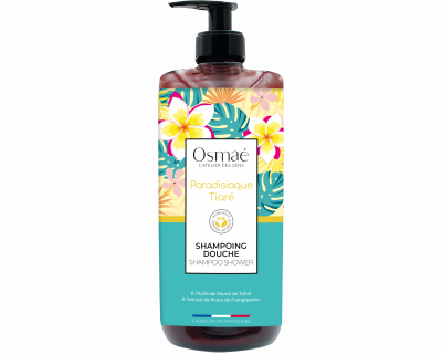 OSMAE Shampoing Douche Paradisiaque Tiar&eacute;  - La Pompe De 1l