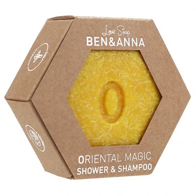 BEN AND ANNA Shampoing & Douche Solide 2-en-1 - Oriental Magic - Ben & Anna