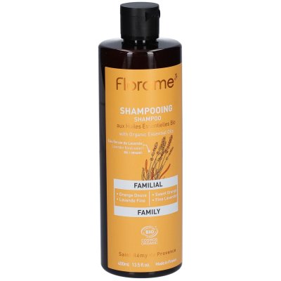 FLORAME Shampoing Familial aux huiles essentielles sans sulfates 