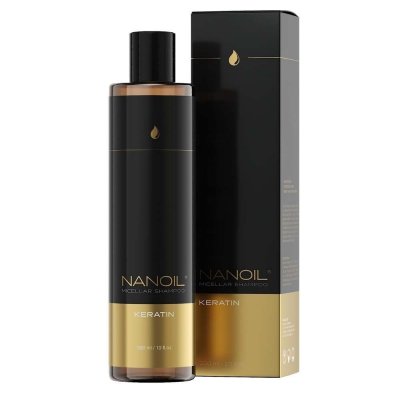 NANOIL Shampoing micellaire  complexe r&eacute;parateur k&eacute;ratine (300 ml)