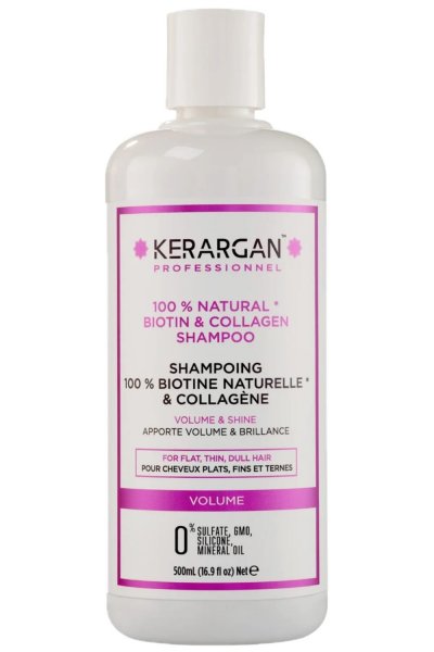 KERARGAN Shampoing volumisant &agrave; la biotine & collag&egrave;ne - 