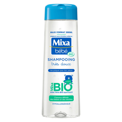 MIXA ShampoingB&eacute;b&eacute; Tr&egrave;s Doux Apaisant Aloe Vera  - Le Flacon De 300ml