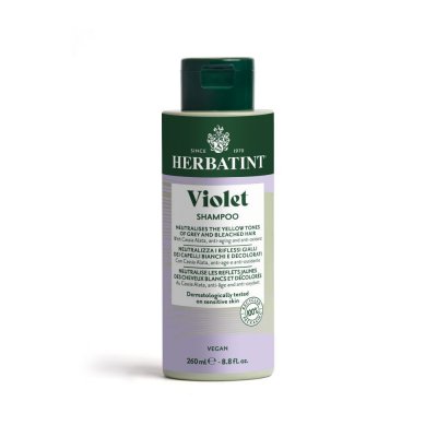 HERBATINT Shampooing 260ml Violet Neutralise les Reflets Jaunes 