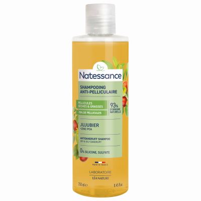 NATESSANCE Shampooing Anti-pelliculaire Au Jujubier  - Le Flacon De 250ml