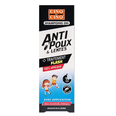 BAUSCH & LOMB Shampooing Anti Poux Et Lentes + Applicateur 100ml Cinq Sur Cinq