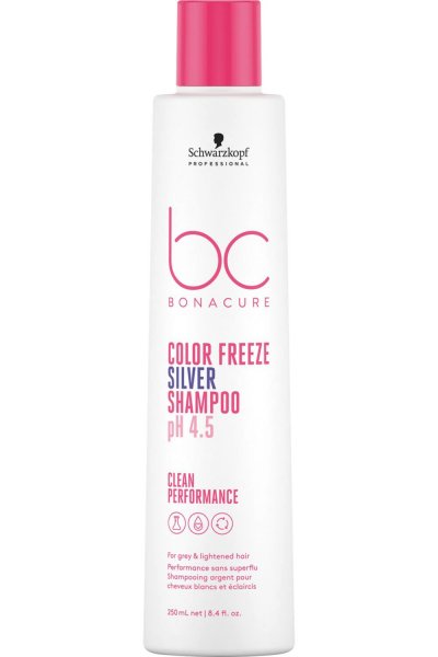 SCHWARZKOPF Shampooing argent cheveux blancs & &eacute;claircis pH 4.5