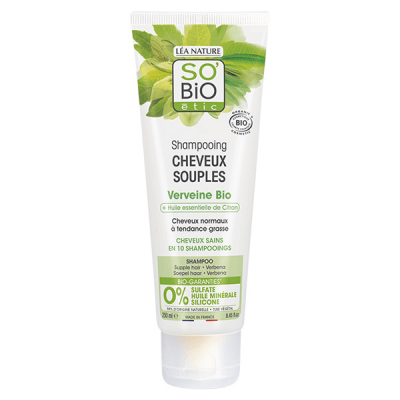 LEA NATURE SO BIO ETIC Shampooing Bio Cheveux Souples Verveine Citron - SO'BIO &eacute;tic