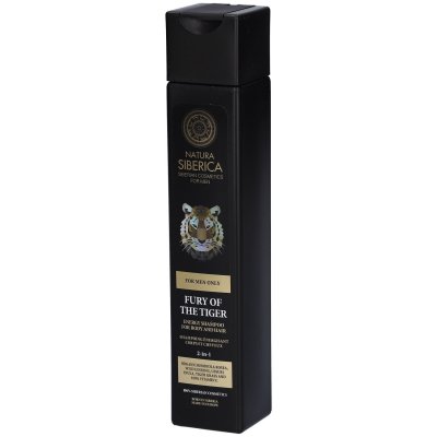 NATURA SIBERICA Shampooing d'&eacute;nergie pour le corps et les cheveux 2-1 pour les hommes