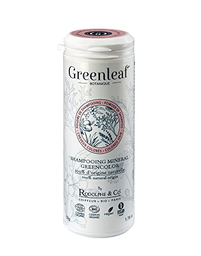 GREENLEAF Shampooing Min&eacute;ral Greencolor 100% naturel -  Botanique - 50g