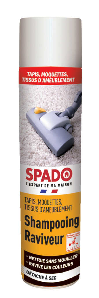 SPADO Shampooing Pour Moquettes En A&eacute;rosol De 600ml