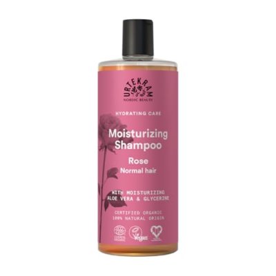 URTEKRAM Shampooing roses cheveux normaux 500&nbsp;ml 
