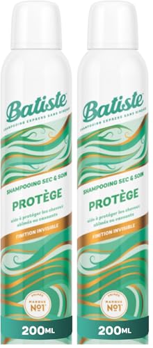 BATISTE Shampooing sec et protege 200ml Cheveux fragilises ou abimes 