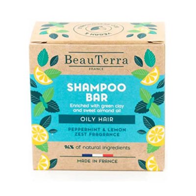BEAUTERRA Shampooing Solide Cheveux Gras 75g Cheveux gras 