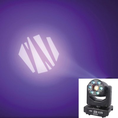 SHOWTEC Shark Combi Spot One projecteur RGBW + lyre wash