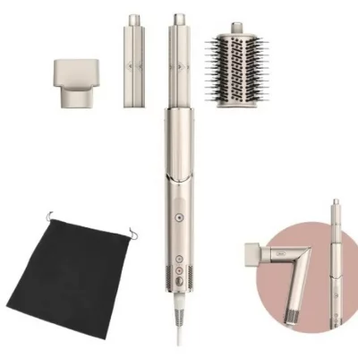 SHARK  HD424SLEU brosse soufflante et fer &agrave; lisser Multistyler &Agrave; chaleur Champagne 1400 W 2,44 m