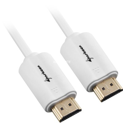SHARKOON  2m, 2xhdmi C&acirc;ble Hdmi Hdmi Type A (standard) Blanc